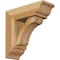 Ekena Millwork Legacy Traditional Rough Sawn Bracket w/ Offset Brace, Western Red Cedar, 6"W x 16"D x 16"H BKT0604X16X16LEC01RWR - alternate 1